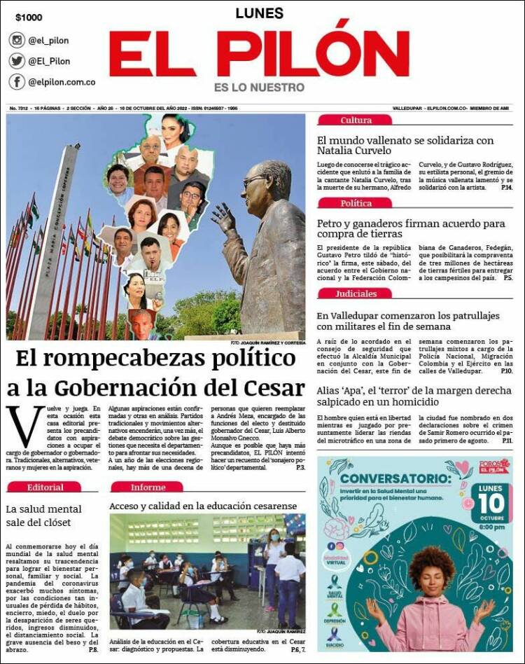 Portada de El Pilón (Colombia)