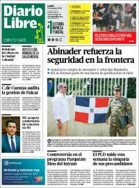 Portada de Diario Libre (R. Dominicana)