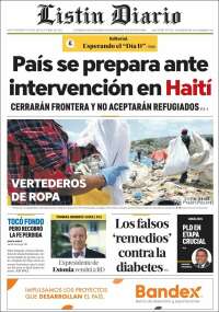Portada de Listín Diario (R. Dominicana)