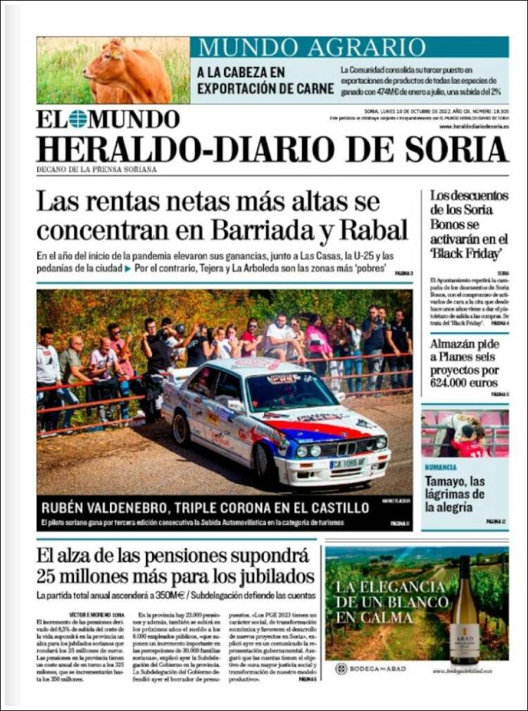 Portada de Diario de Soria (Espa&ntilde;a)