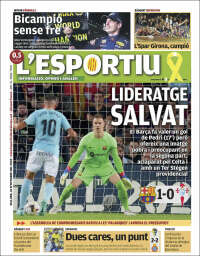 Portada de L'Esportiu (Espa&ntilde;a)