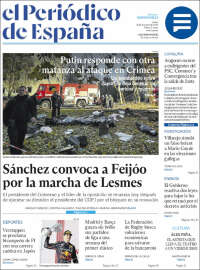 Portada de El Periódico de España (Espa&ntilde;a)