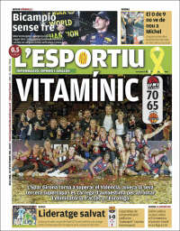 Portada de L'Esportiu : Girona (Espa&ntilde;a)