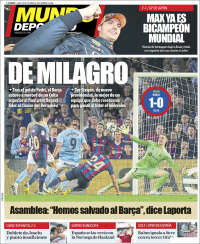 Portada de El Mundo Deportivo (Espa&ntilde;a)