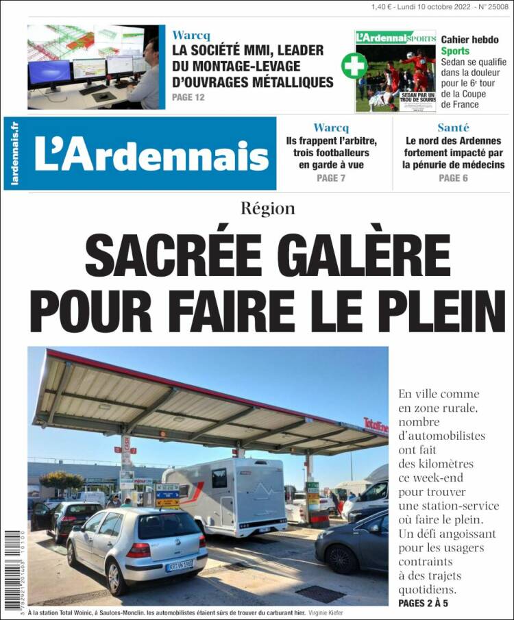 Portada de L'Ardenais (France)