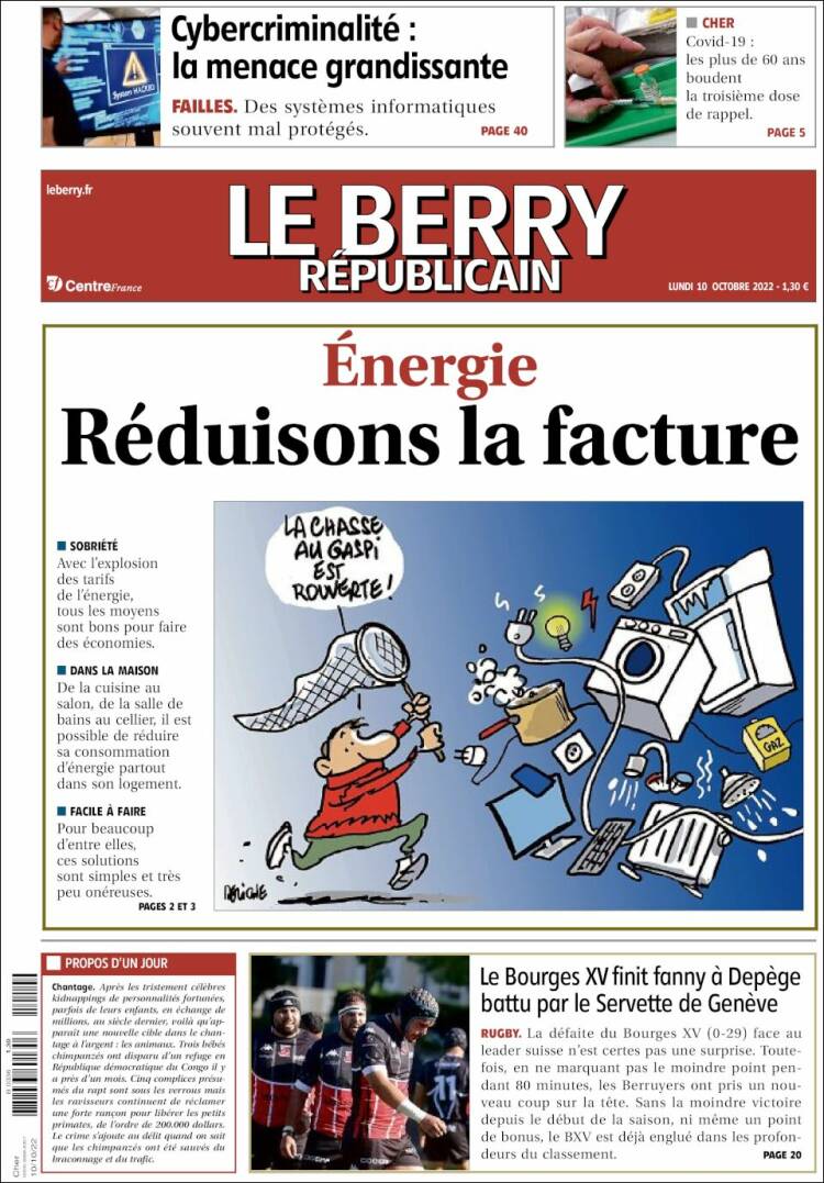 Portada de Berry Republicain (France)
