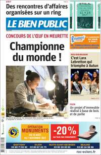 Portada de Le Bien Public (France)