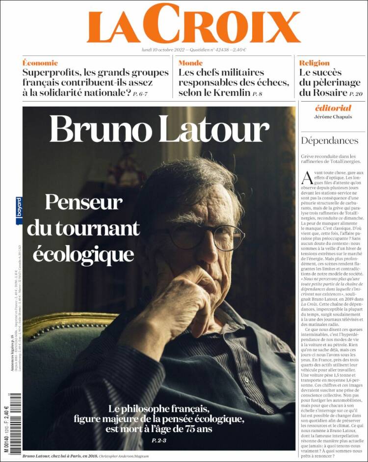 Portada de La Croix (France)