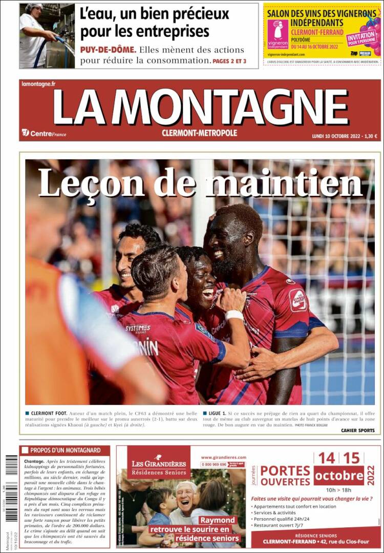Portada de La Montagne (France)