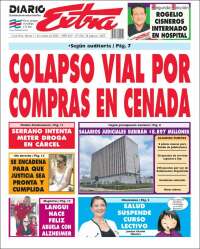 Portada de Diario Extra (Costa Rica)