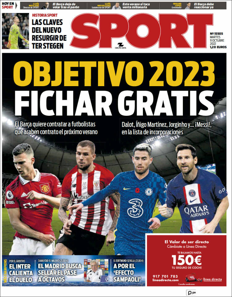 Portada de Sport (España)