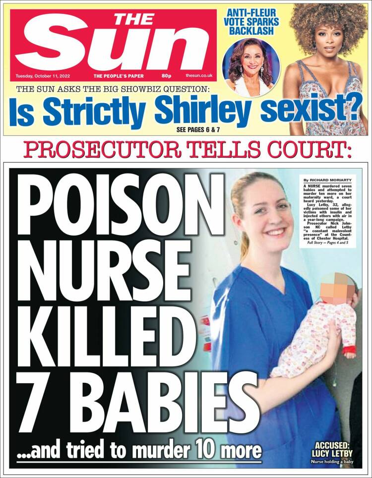 Portada de The Sun (Reino Unido)