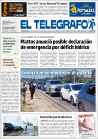 Portada de El Telégrafo (Uruguay)