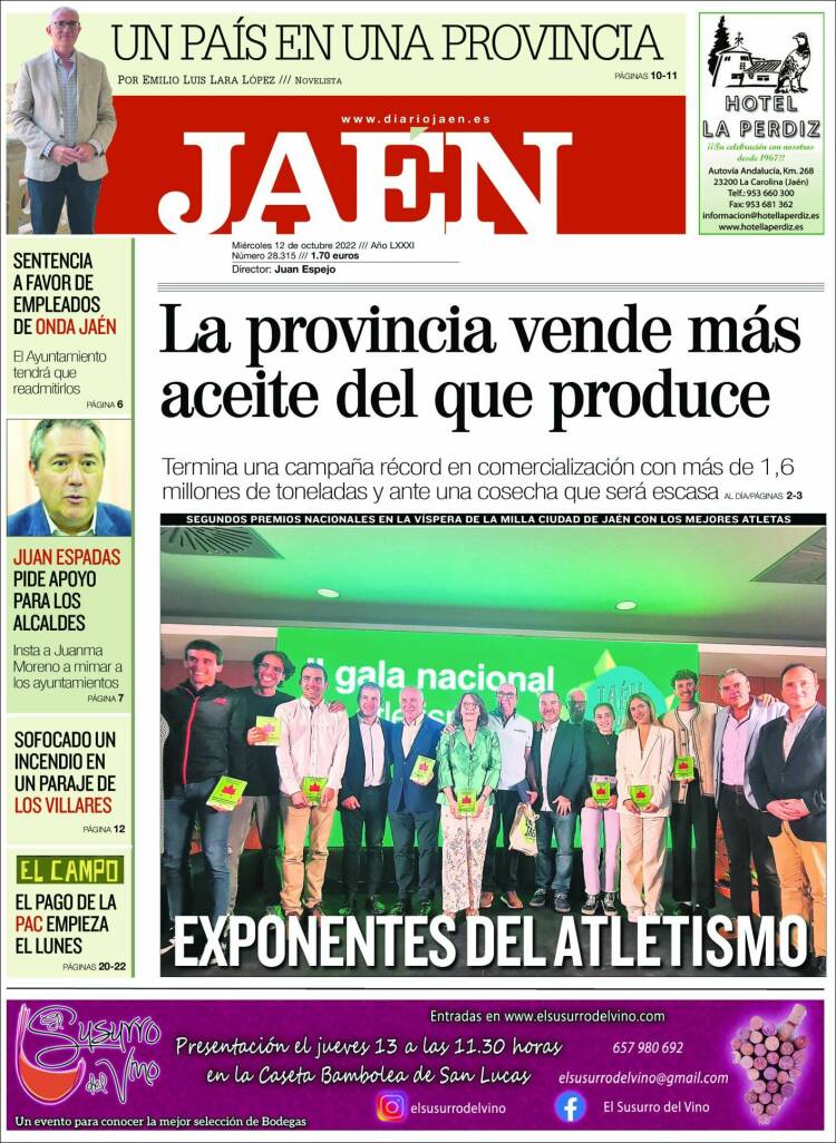 Portada de Diario Jaén (Espa&ntilde;a)