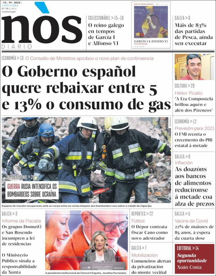 Portada de Nòs Diario (Espa&ntilde;a)
