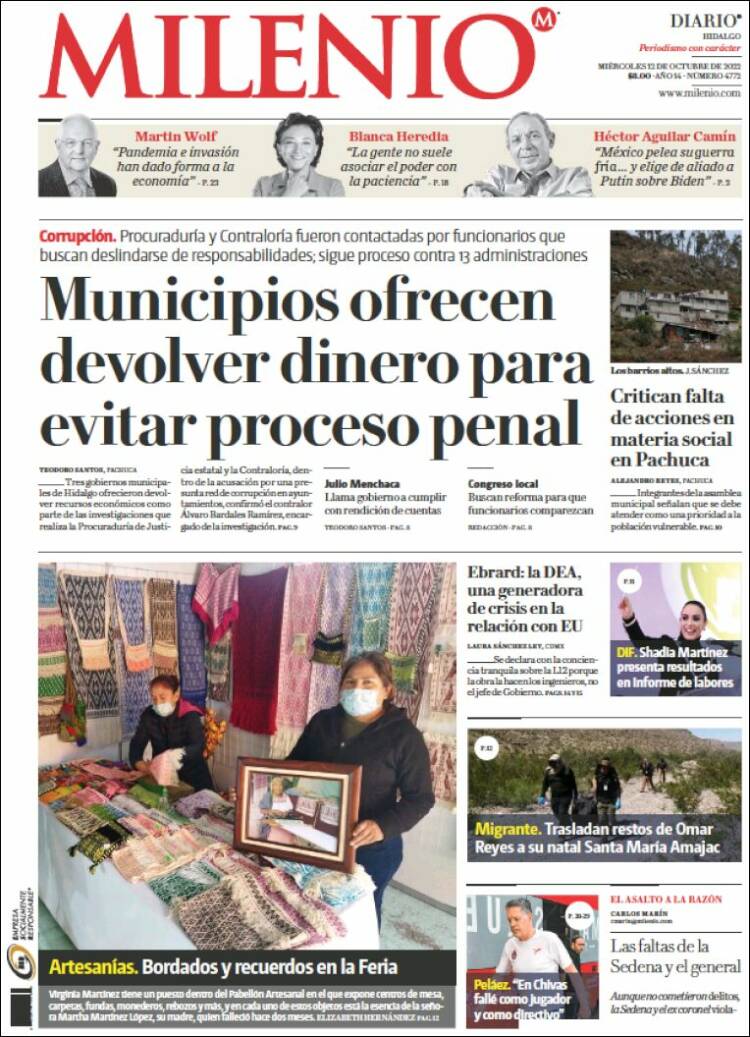 Portada de Milenio de Hidalgo (México)