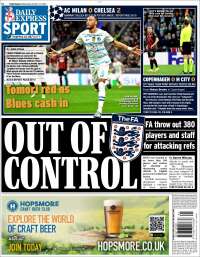 Portada de Express Sport (Reino Unido)