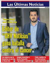 Portada de Las Últimas Noticias (Chile)