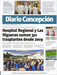 Portada de Diario de Concepción (Chili)
