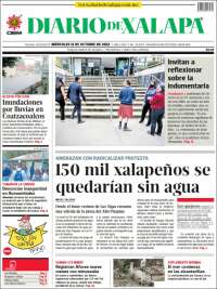 Portada de Diario de Xalapa (Mexico)