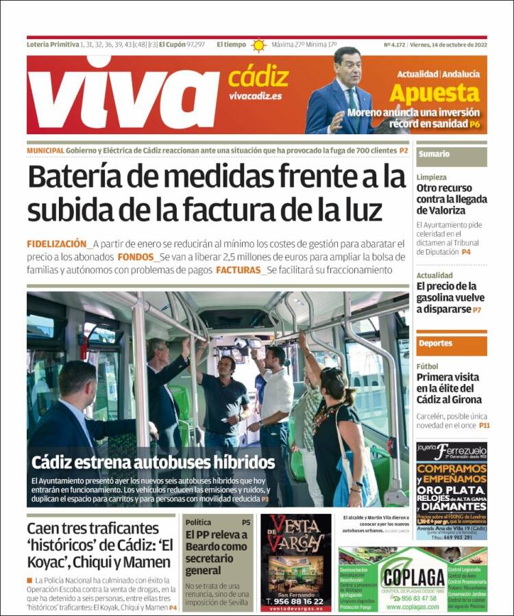 Portada de Información - Cadiz (Spain)