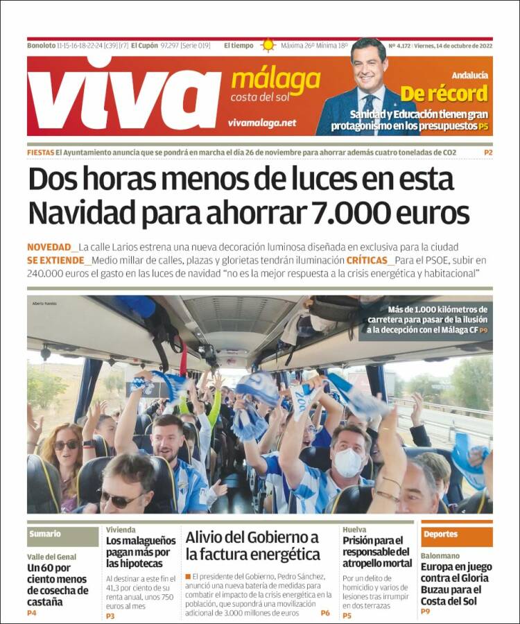 Portada de Viva Málaga (Spain)