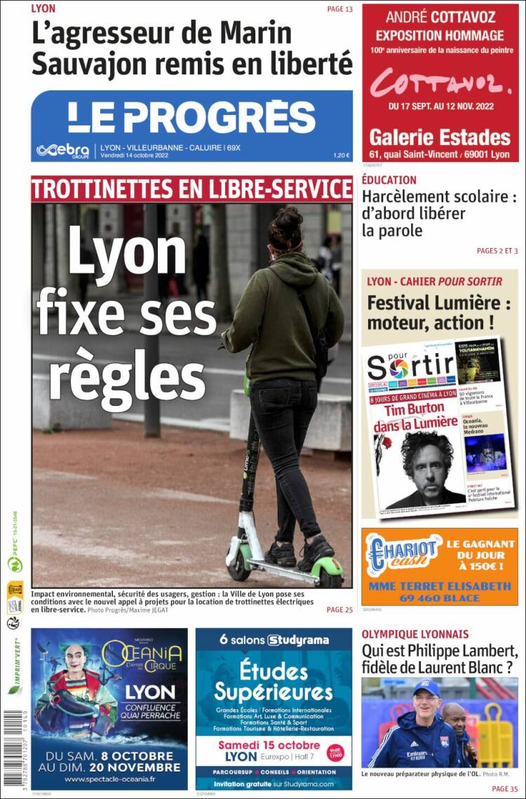 Portada de Progres de Fecamp (Francia)