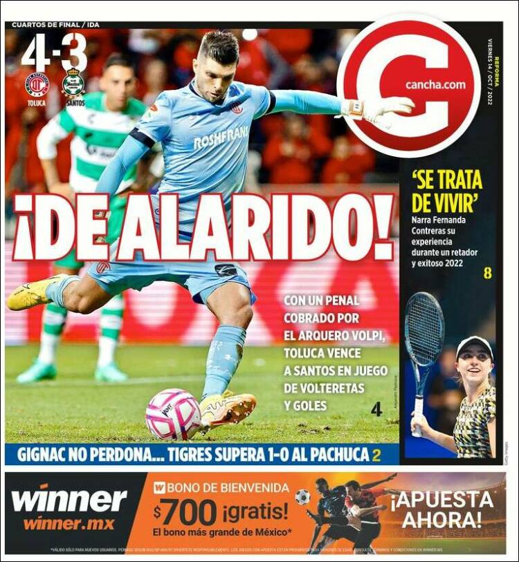 Portada de Cancha (México)