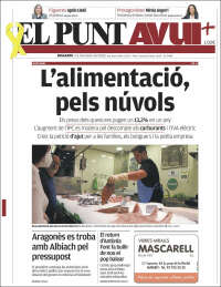 Portada de El Punt Avui (España)