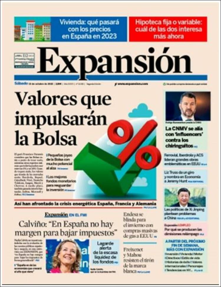 Portada de Expansión (Espa&ntilde;a)