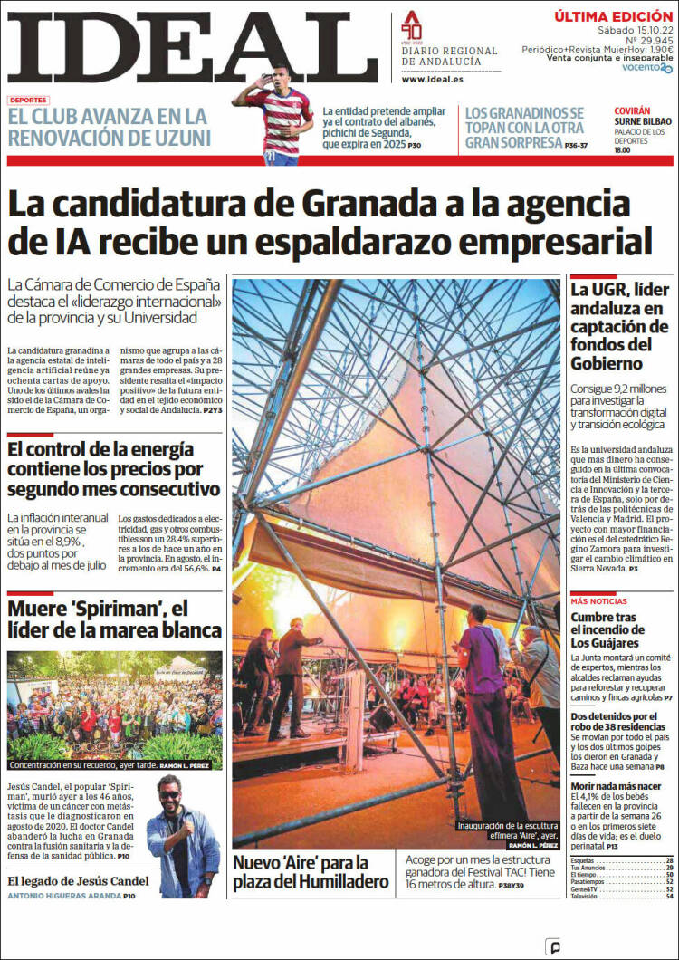 Portada de Ideal (España)
