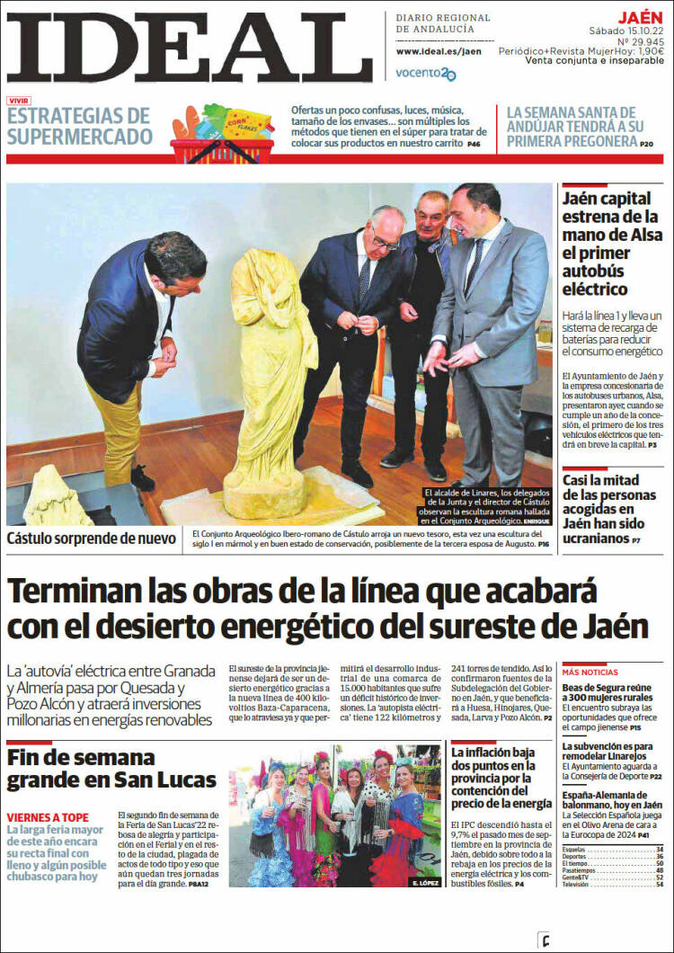 Portada de El Ideal de Jaén (España)