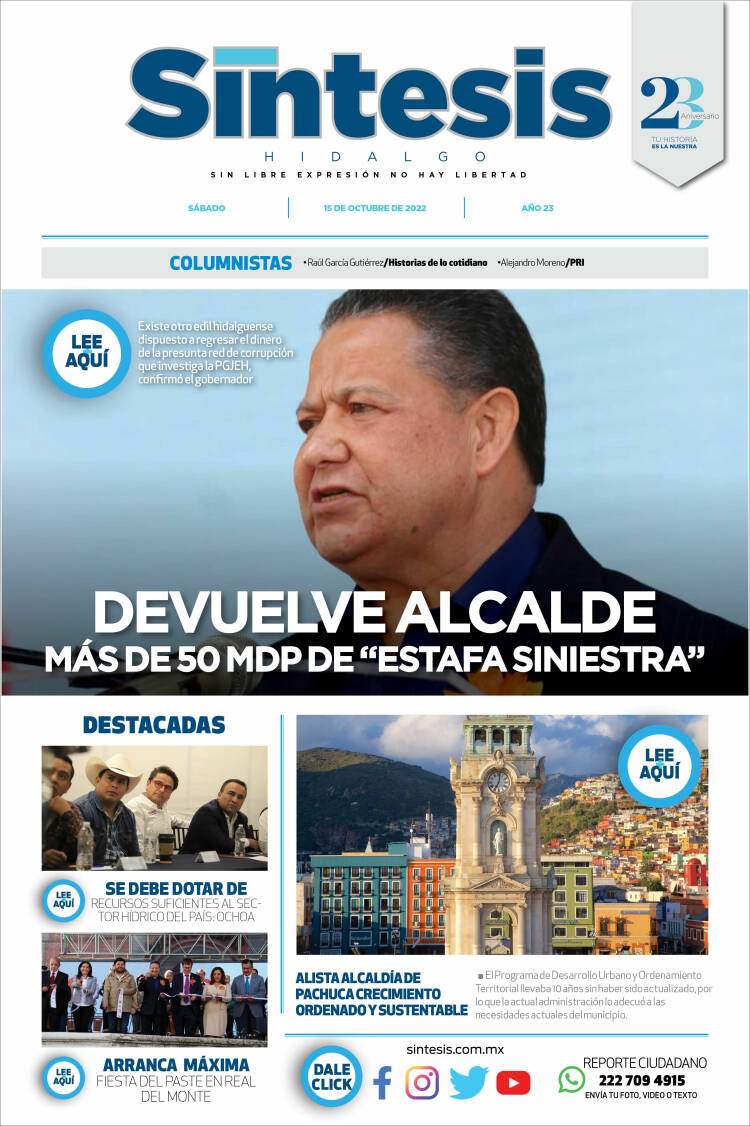 Portada de Sistesis - Hidalgo (México)