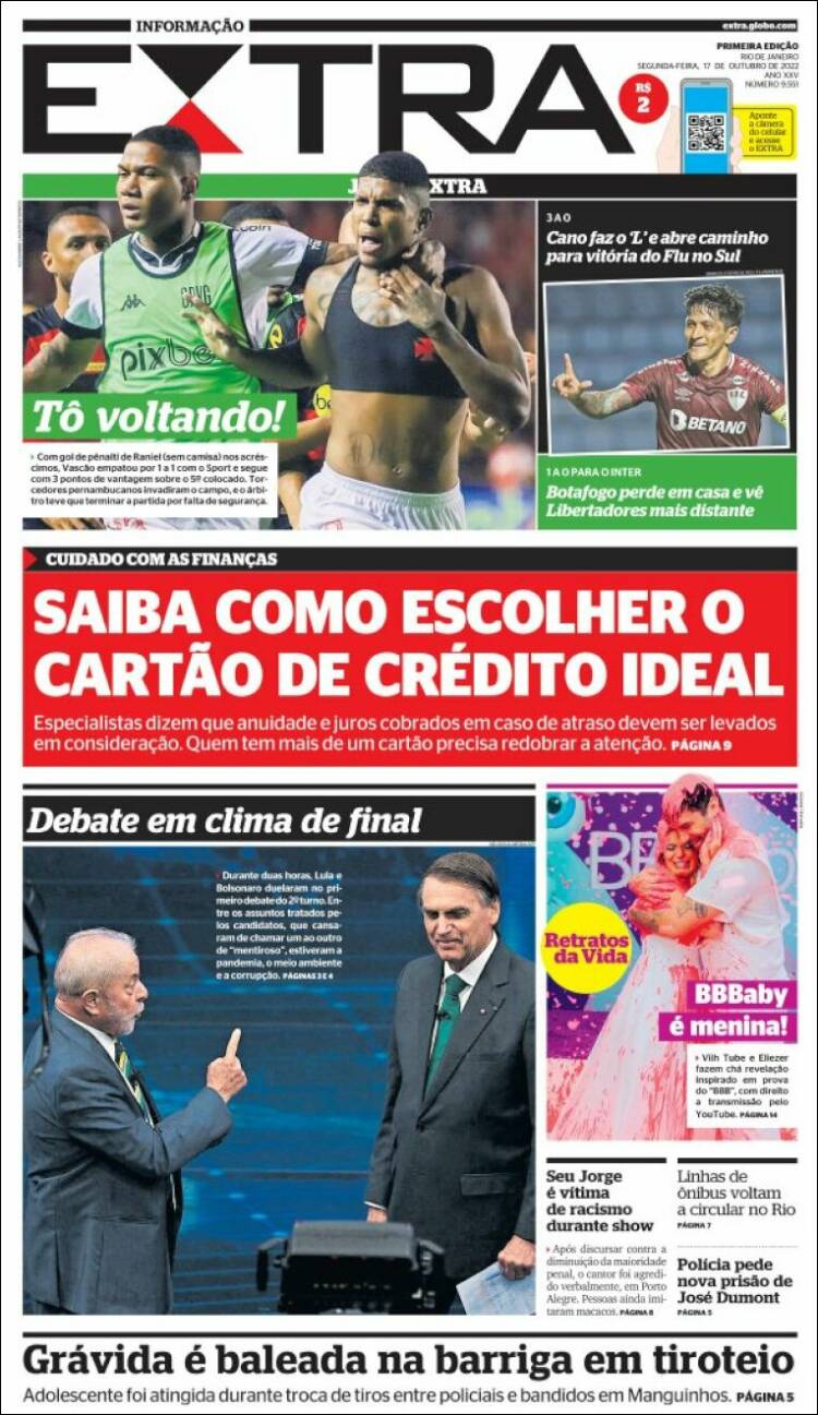 Portada de Extra (Brasil)