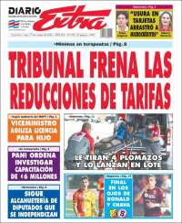 Portada de Diario Extra (Costa Rica)