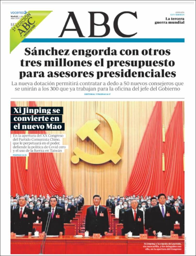 Portada de ABC (España)