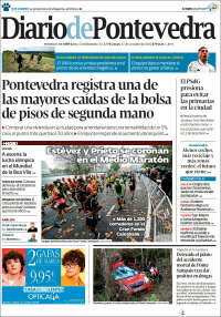 Portada de Diario de Pontevedra (España)