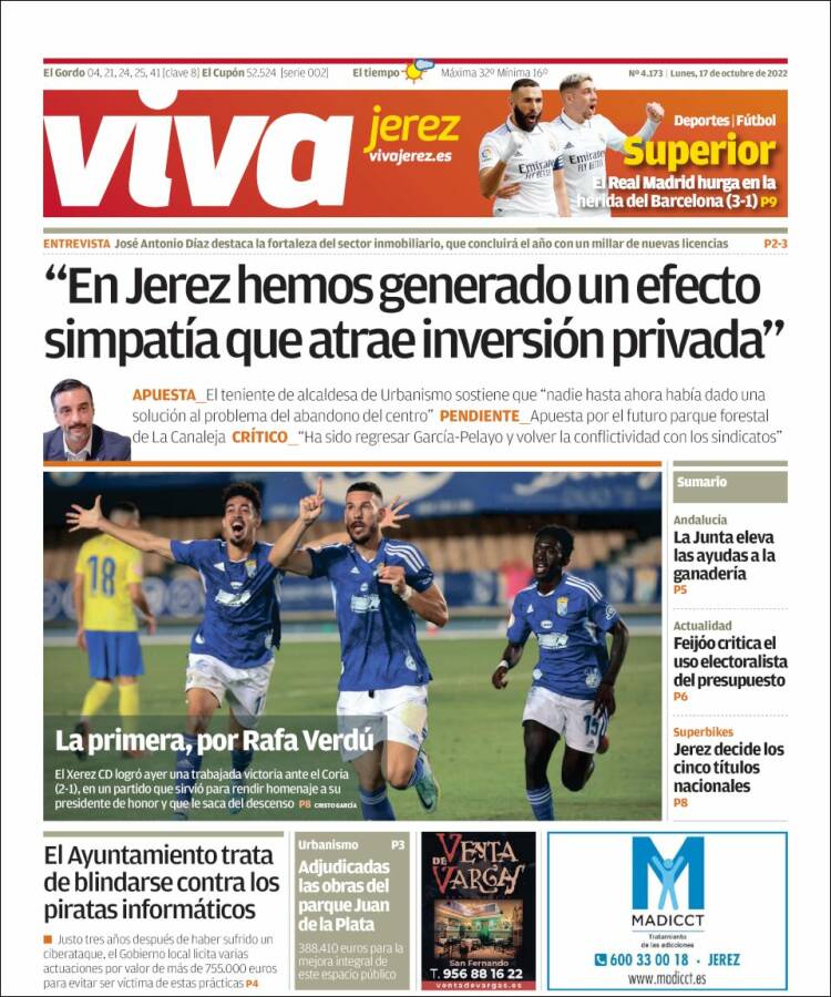 Portada de Información - Jerez (España)