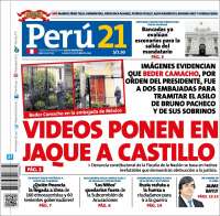 Portada de Perú 21 (Per&uacute;)