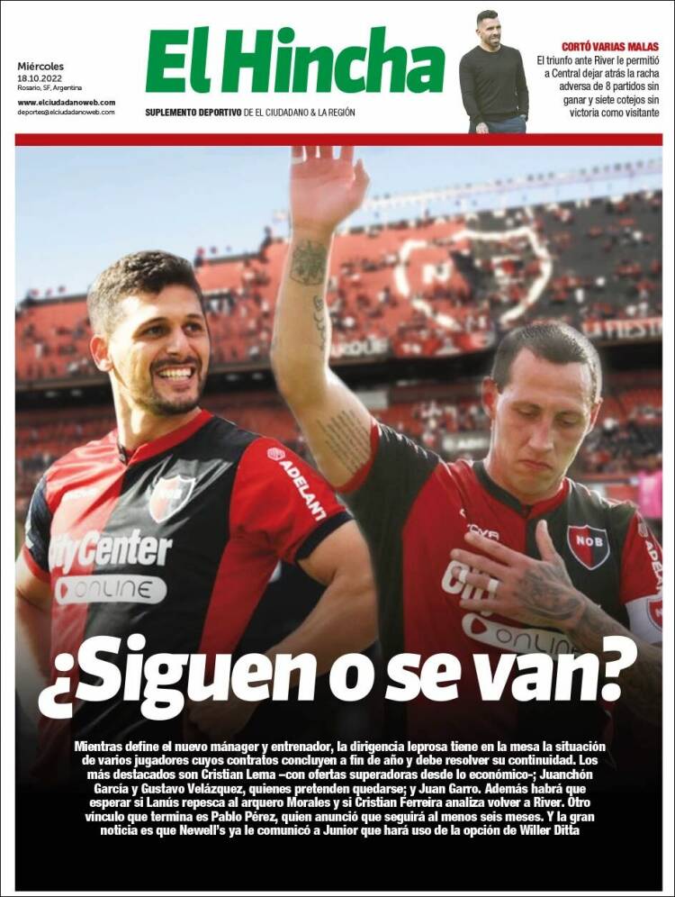 Portada de El Hincha (Argentina)