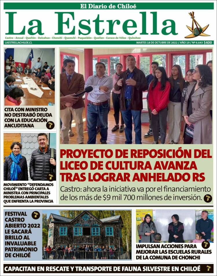 Portada de Estrella de Chiloé (Chile)