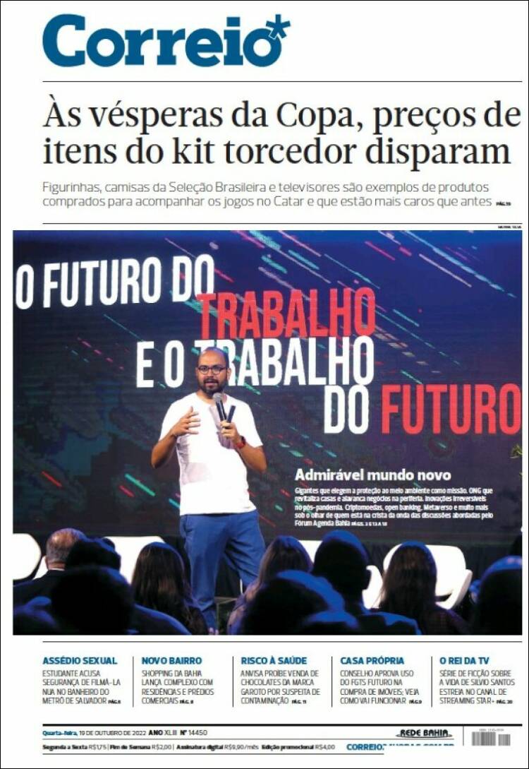 Portada de Correio* (Brasil)