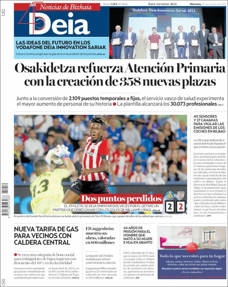 Portada de Deia (España)