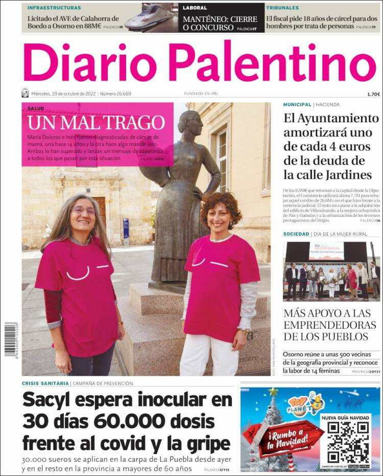 Portada de Diario Palentino (España)