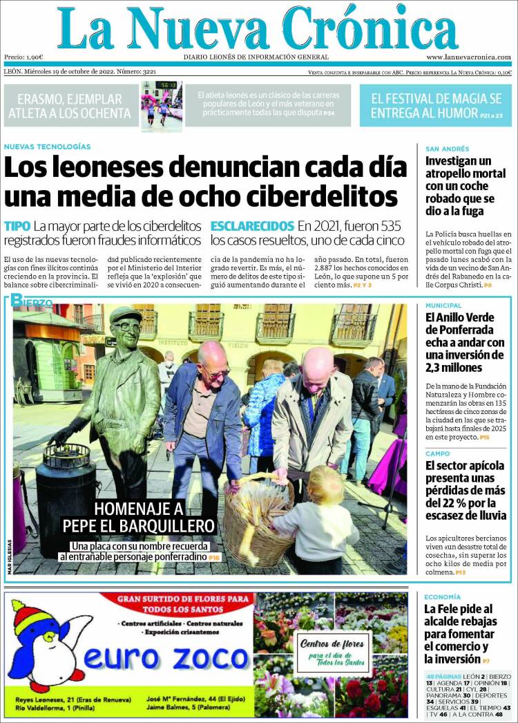 Portada de La Nueva Crónica (España)