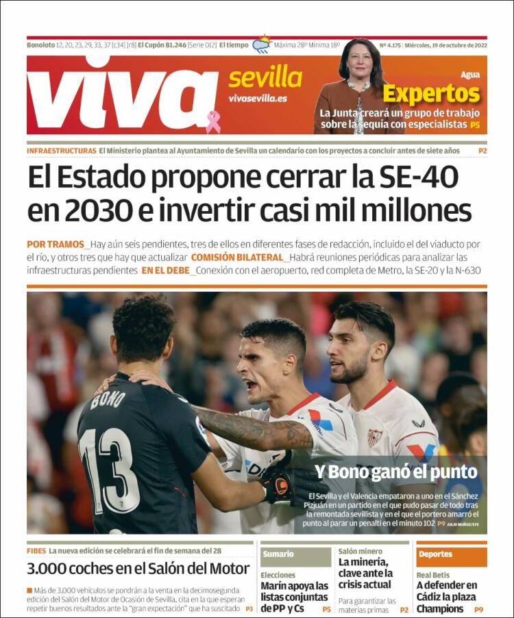 Portada de Viva Sevilla (España)