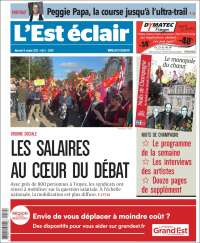 Portada de L'Est Eclair (Francia)