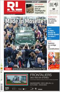 Portada de Le Republicain Lorrain (Francia)