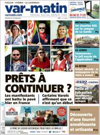 Portada de Var-Matin (Francia)