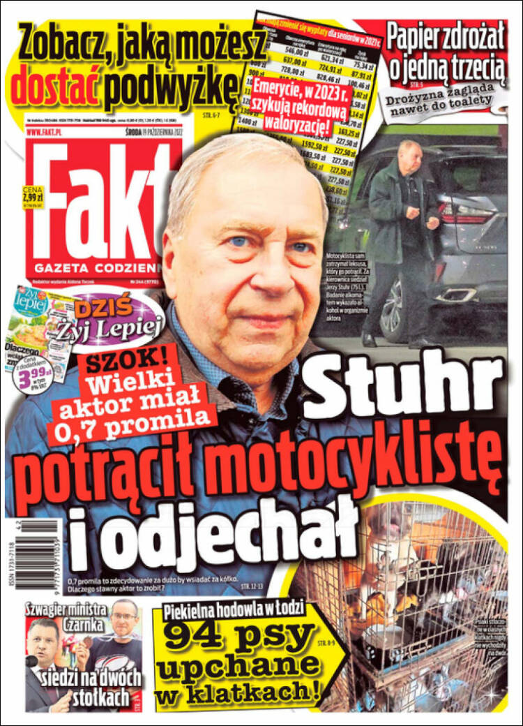 Portada de Fakt (Polonia)